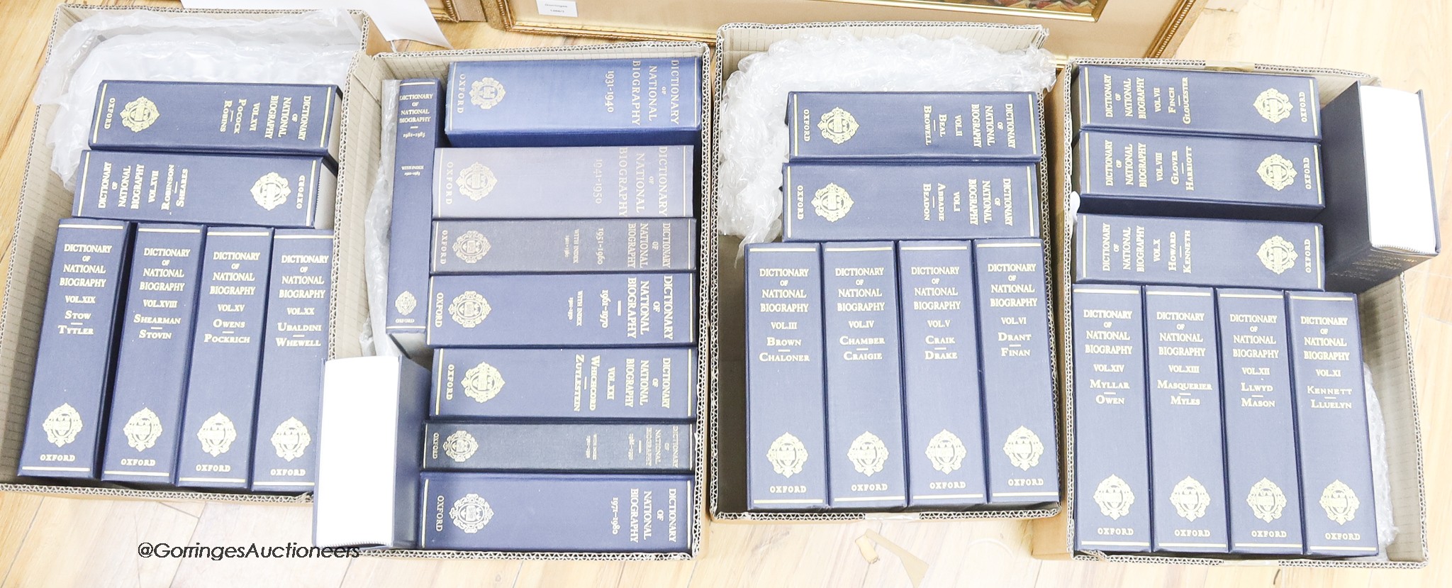 Owens & Pockrich, The Dictionary of National Biography, 22 volumes with 7 supplementary volumes